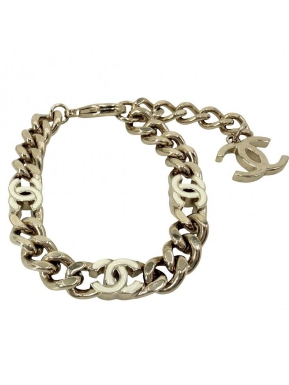 Chanel Bracelet Chain CC Logo Star